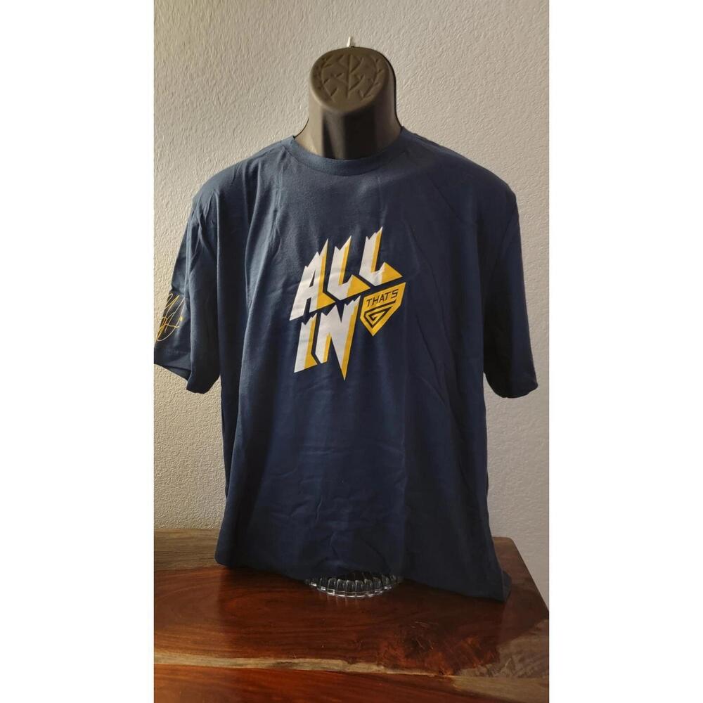 Gary Harris 14 Denver Nuggets Autograph Logo Mens Xl Shirt Fast Shipping